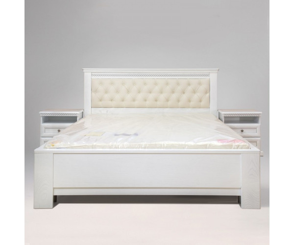 Кровать Нинель (1800) с мягким изголовьем без изножья