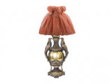 Настольная лампа с абажуром Золотой Фазан СБ-73