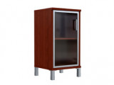 B 411.4 L Шкаф колонка низкая со стеклянной дверью