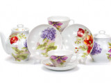 Чайный сервиз Белый лебедь Альпийские цветы