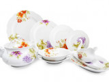 Столовый сервиз Аппетитный Альпийские цветы