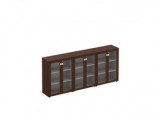 ПР 340 Шкаф для документов средний со стеклянными дверьми