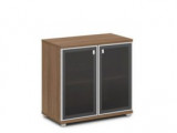 V-652 Шкаф комбинированный со стеклом в алюминиевом профиле