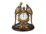 Часы каминные Павлины