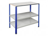 Верстак Garage № 112 серый/синий
