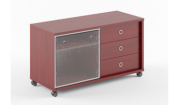 B 202.2 Тумба мобильная с дверью купе