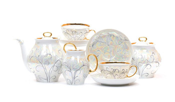 Чайный сервиз Белый лебедь Морозко