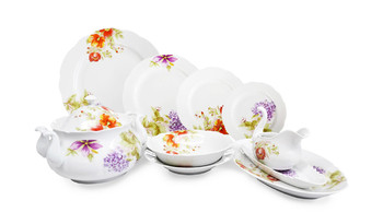 Столовый сервиз Аппетитный Альпийские цветы