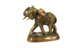 МК1086 Слон на подставке средний