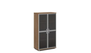 V-669 Шкаф комбинированный со стеклом в алюминиевом профиле