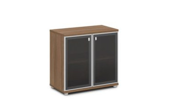 V-652 Шкаф комбинированный со стеклом в алюминиевом профиле