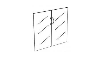 К 632 Двери стеклянные низкие