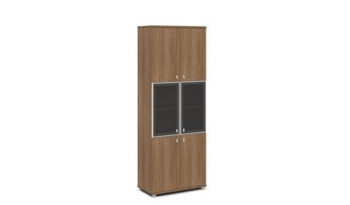 V-613 Шкаф комбинированный со стеклом в алюминиевом профиле