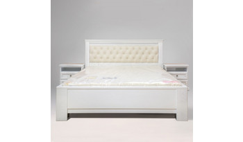 Кровать Нинель (1800) с мягким изголовьем без изножья