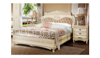 Кровать Флоренция (1800) с мягким изголовьем без изножья