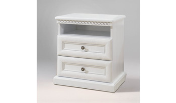 Тумба прикроватная Нинель с 2-мя ящ. с декором