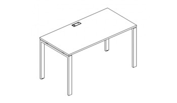 А4 Б1 013 Стол письменный на металлокаркасе UNO