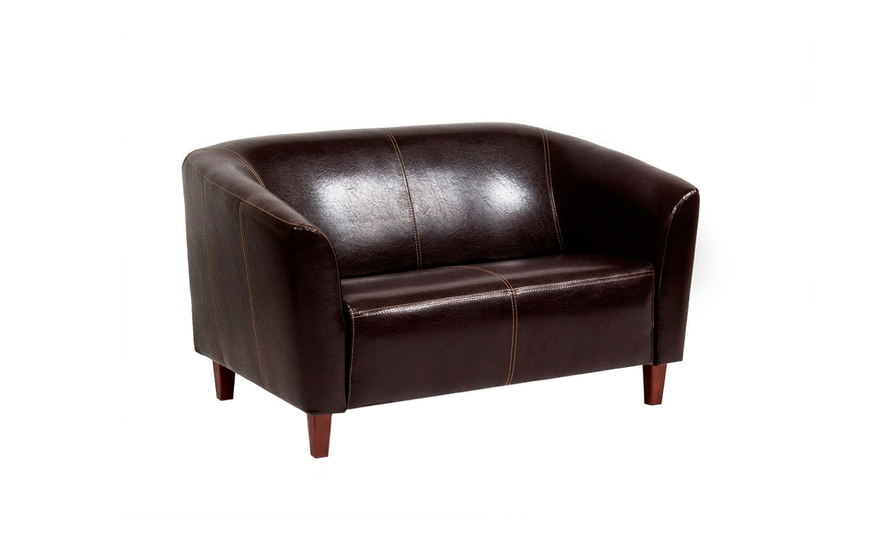кожаный диван для кабинета