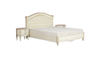 Кровать (1400) Палермо 57-01 с высокой спинкой