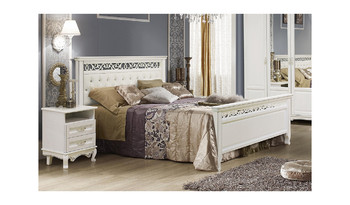 Кровать Венеция (1800) с мягким изголовьем