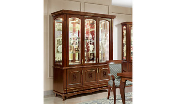 Шкаф с витриной 3-дв Оскар