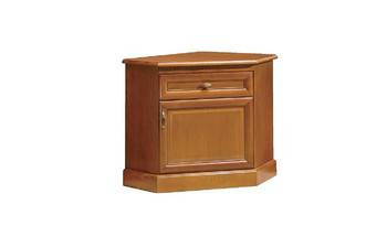 Тумба от шкафа с витриной углового Олимпия