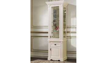 Шкаф с витриной 1-дв. Афина