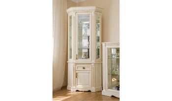 Шкаф с витриной угловой Афина