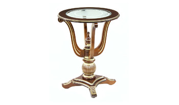 Стол кофейный со стеклом Юта 57-21