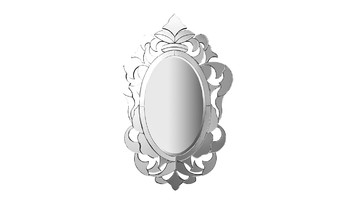 Зеркало овальное KFH1634-1