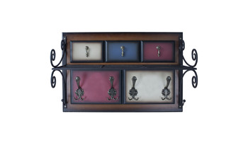 Вешалка настенная Пандора-1 (с ковкой)