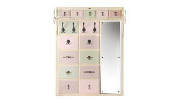 Вешалка настенная Пандора-4 (с ковкой)