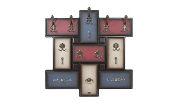 Вешалка настенная Пандора-9 (с ковкой)