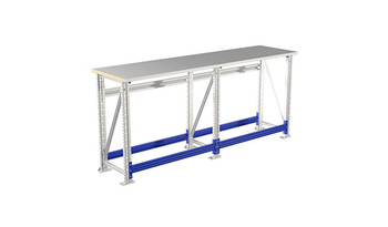 Верстак MASTER MT100.MF1/MF1/MF1.000 серый/синий