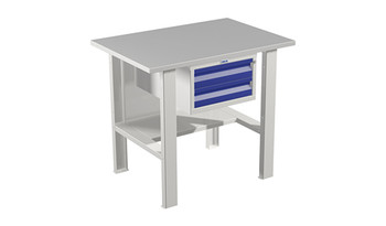 Верстак Profi WT100.F1/F1.100 серый/синий