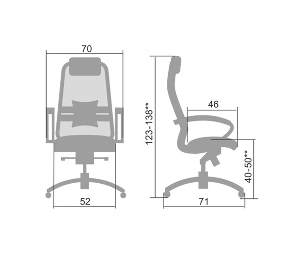 Кресло SAMURAI S-1.04