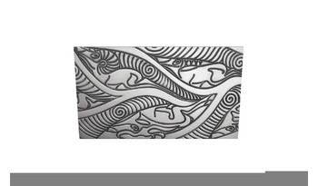 Ts-100.4 Траверс декоративный с фрезеровкой