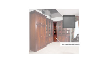 Шкаф угловой для книг T-721