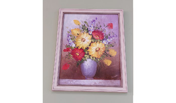 Картина маслом Георгины