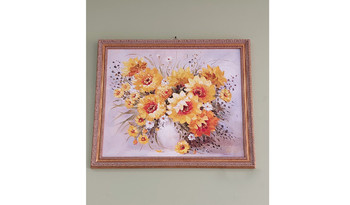 Картина маслом Цветы Подсолнухи