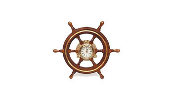 Настенные часы-штурвал