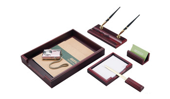 Настольный набор из дерева S220V (6 предметов)