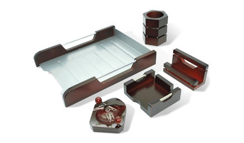 Настольный набор из дерева S270V (5 предметов)