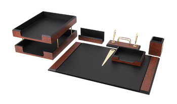 Настольный набор из дерева s88v (7 предметов)
