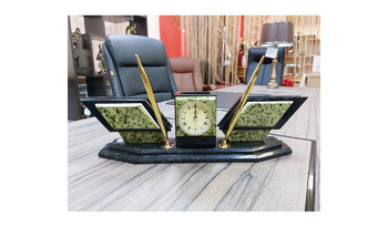 Письменный прибор из змеевика Канцелярский