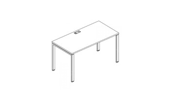 А4 А1 013 Стол письменный на металлокаркасе UNO