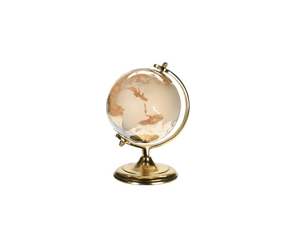 Глобус стеклянный янтарь  A54412360