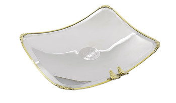 95IM-0072L Блюдо прямоугольное на ножках BIRDS