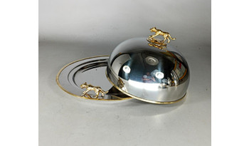 95IM-16540  Блюдо с крышкой Леопард