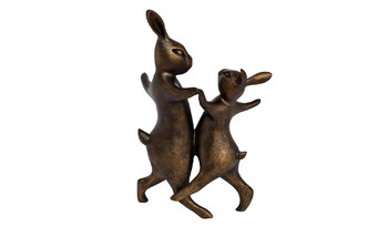 D1831 Статуэтка Танцующие кролики